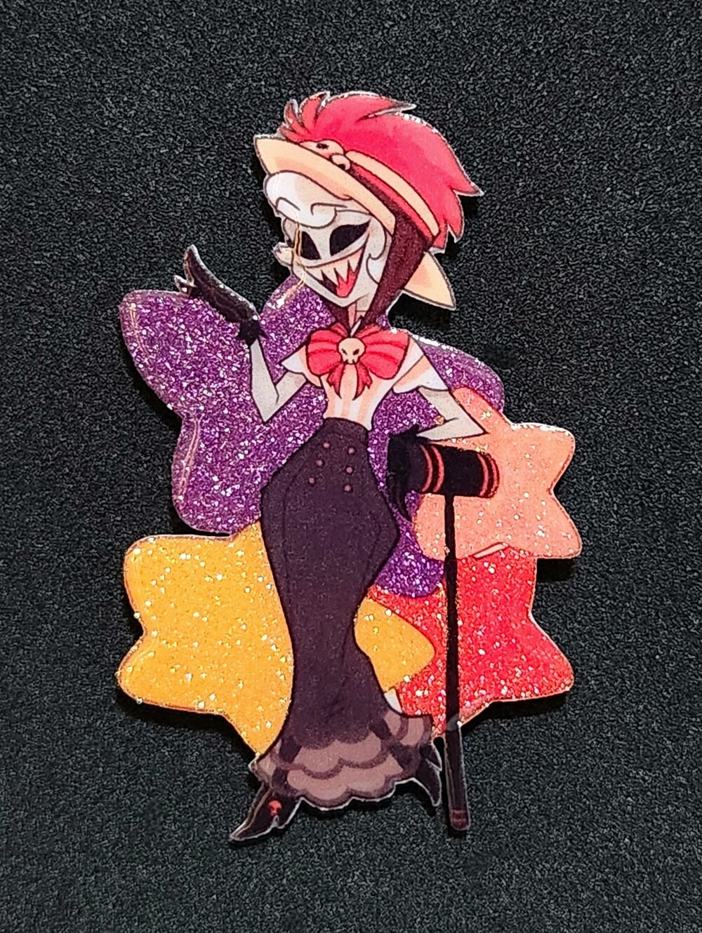 Rosie Glitter Pin - Hazbin Hotel